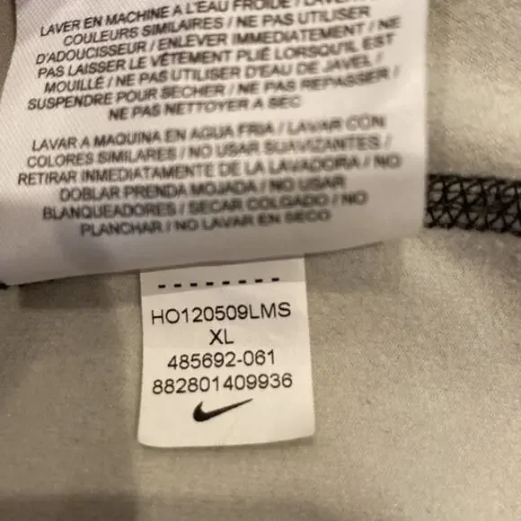 NWOT Nike Pro Hyperwarm Printed Crew Running Top Size XL - Picture 10 of 10